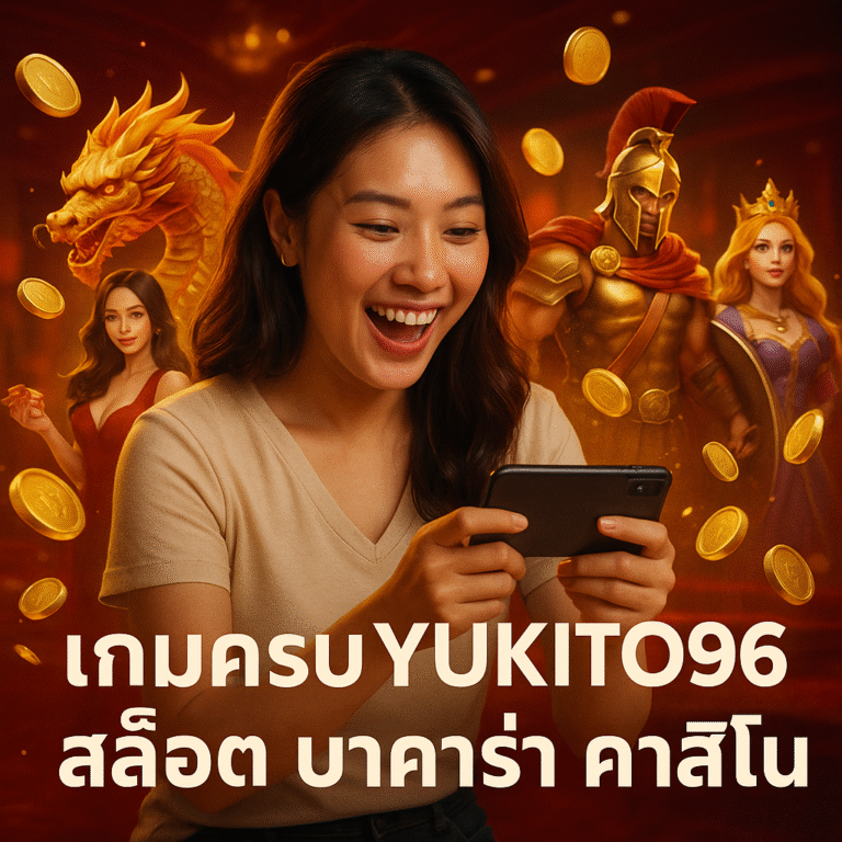 เกมครบ YUKITO96 สล็อต บาคาร่า คาสิโน เล่นง่ายจบในที่เดียว