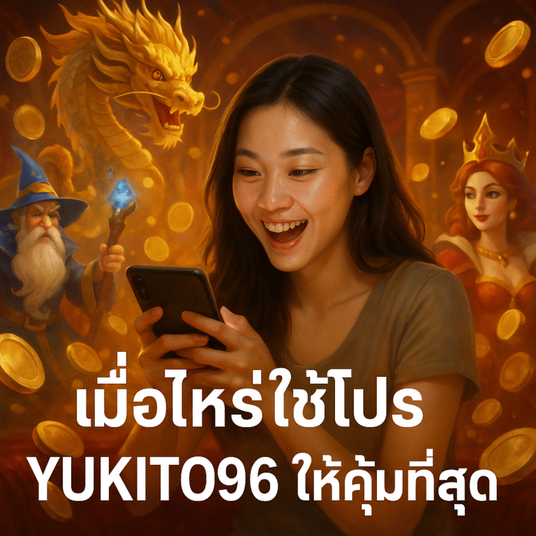 เมื่อไหร่ใช้โปร YUKITO96 ให้คุ้มที่สุด